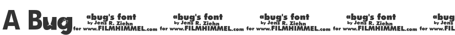 A Bug’s Life Font
