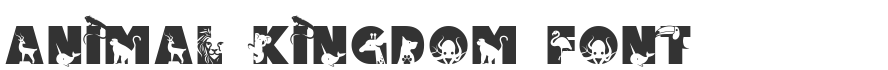 Animal Kingdom Font