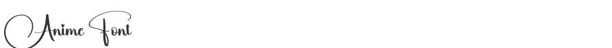Anime Font