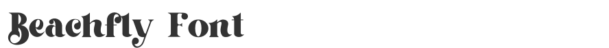 Beachfly Font