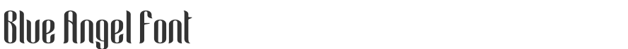 Blue Angel Font