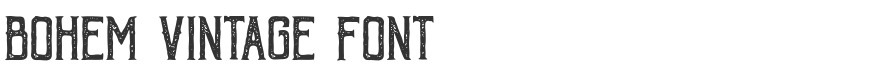 Bohem Vintage Font