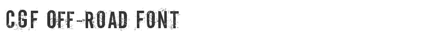CGF Off-Road Font