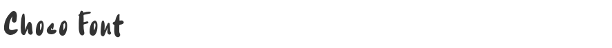 Choco Font