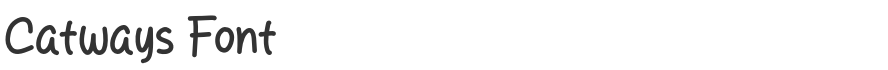 Catways Font
