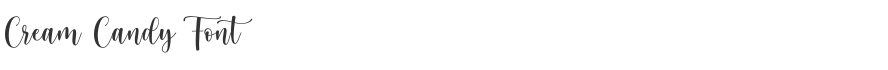 Cream Candy Font