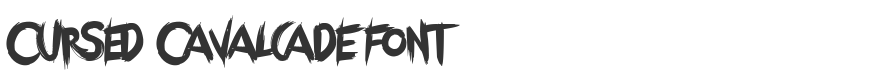Cursed Cavalcade Font