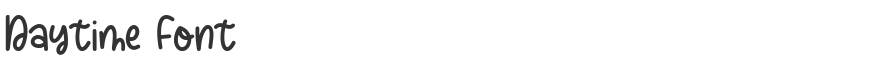 Daytime Font
