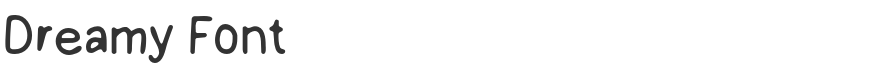 Dreamy Font