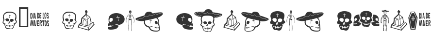 Día de los muertos Typeface