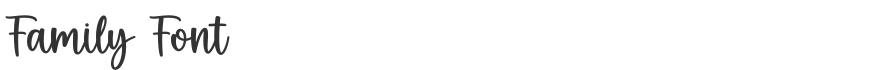 Family Font