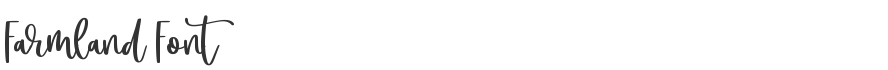 Farmland Font