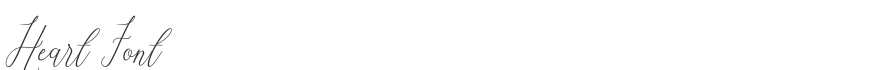 Heart Font