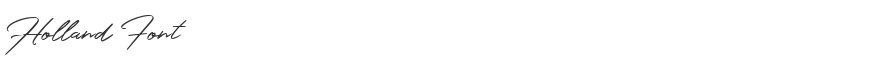 Holland Font