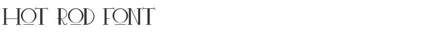 Hot Rod Font