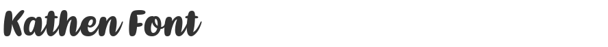 Kathen Font