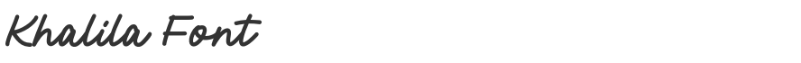 Khalila Font