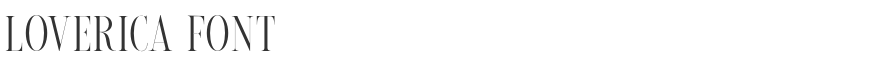 Loverica Font