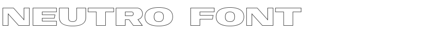 Neutro Font