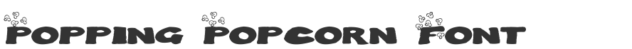 Popping Popcorn Font