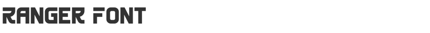Ranger Font