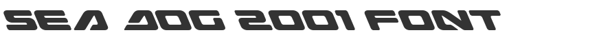 Sea Dog 2001 Font
