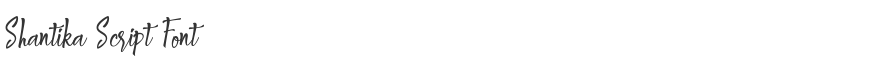 Shantika Script Font