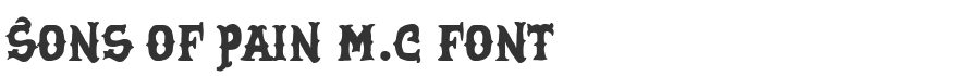 Sons of Pain M.C Font
