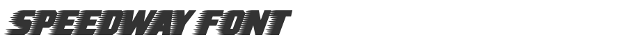 Speedway Font