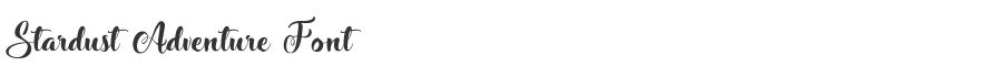 Stardust Adventure Font