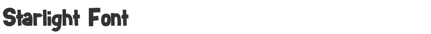 Starlight Font