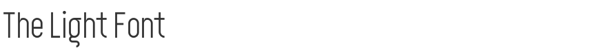The Light Font