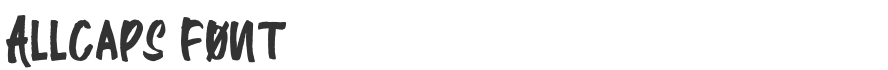 AllCaps Font