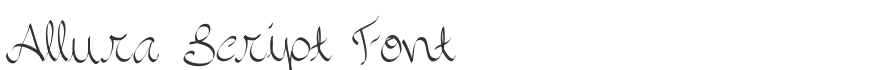 Allura Script Font