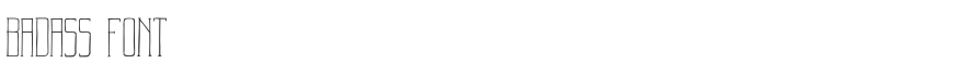 Badass Font