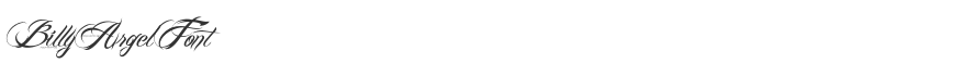Billy Argel Font