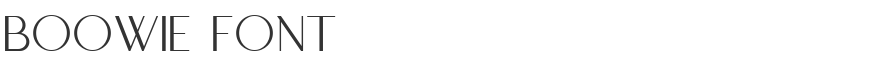 Boowie Font