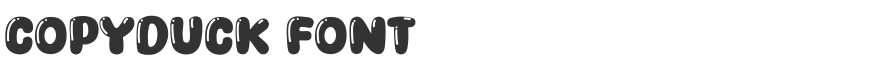 Copyduck Font