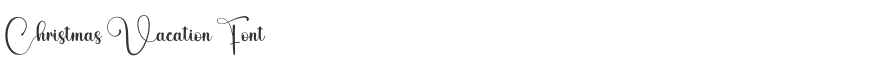 Christmas Vacation Font