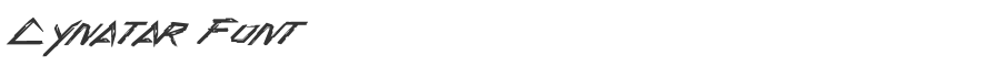 Cynatar Font