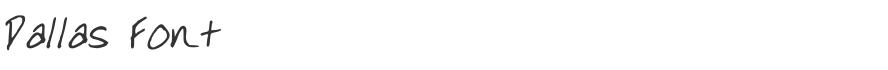 Dallas Font