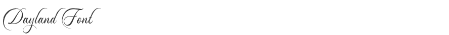 Dayland Font
