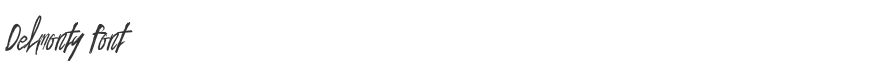 Delmonty Font