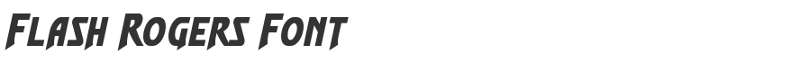 Flash Rogers Font