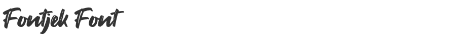 Fontjek Font