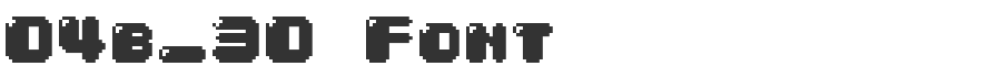 04b_30 Font