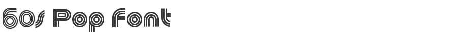 60s Pop Font