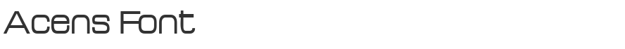 Acens Font