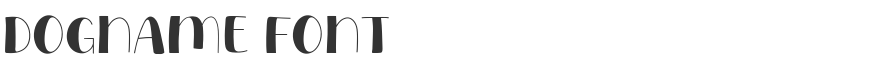 Dogname Font