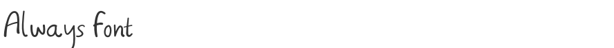 Always Font